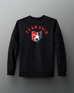 Hoodies & Pullovers|Hoodies & Pullovers>RUDIS Team Ohio Arched Crewneck Black