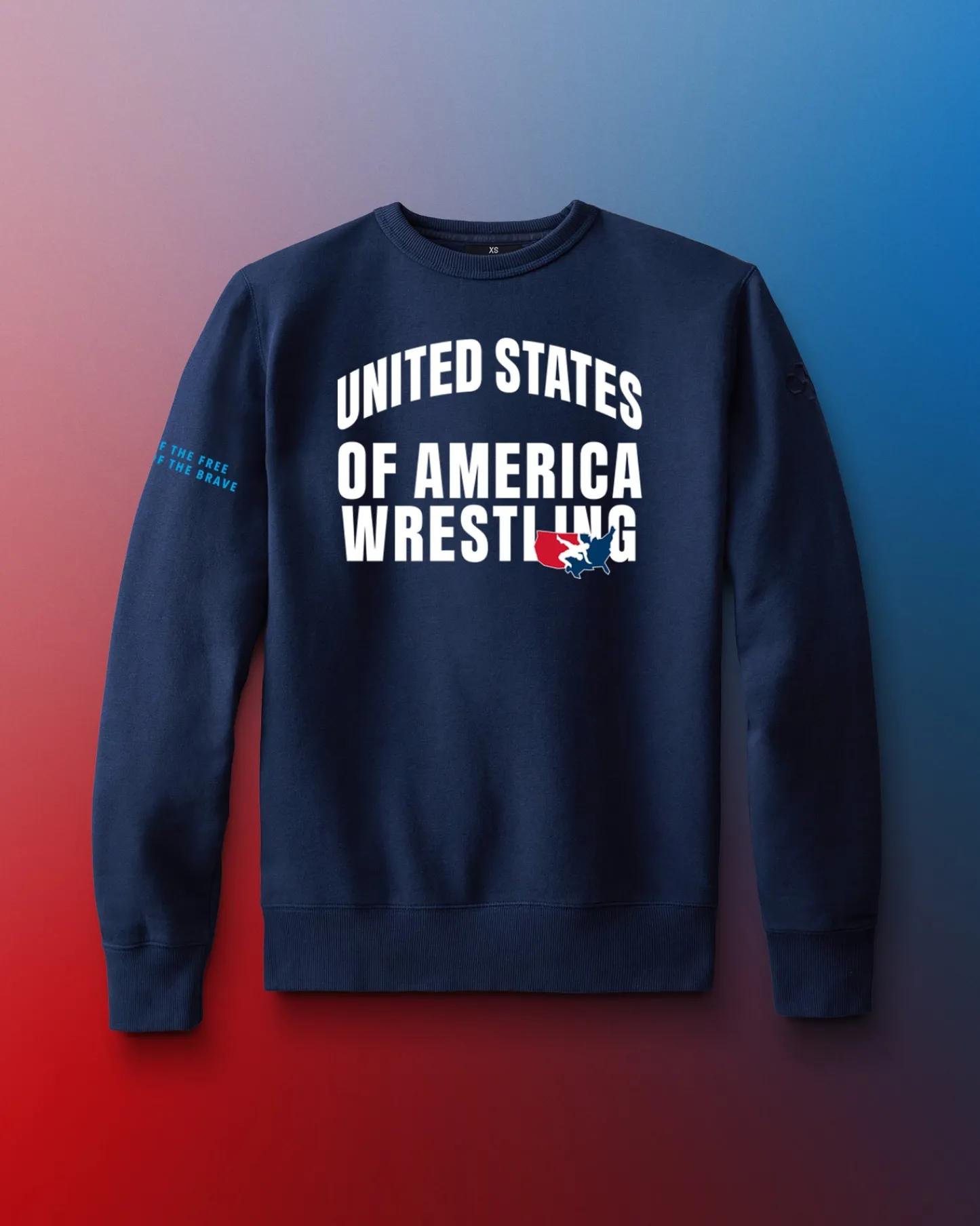 Hoodies & Pullovers|Hoodies & Pullovers>RUDIS United States of America Comfort Fleece Crewneck