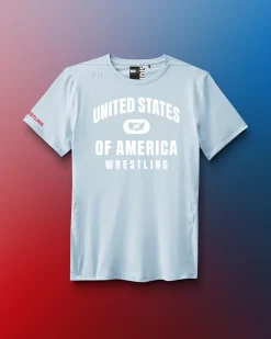Shirts & Tees|Shirts & Tees>RUDIS United States of America Wrestling Performance T-Shirt