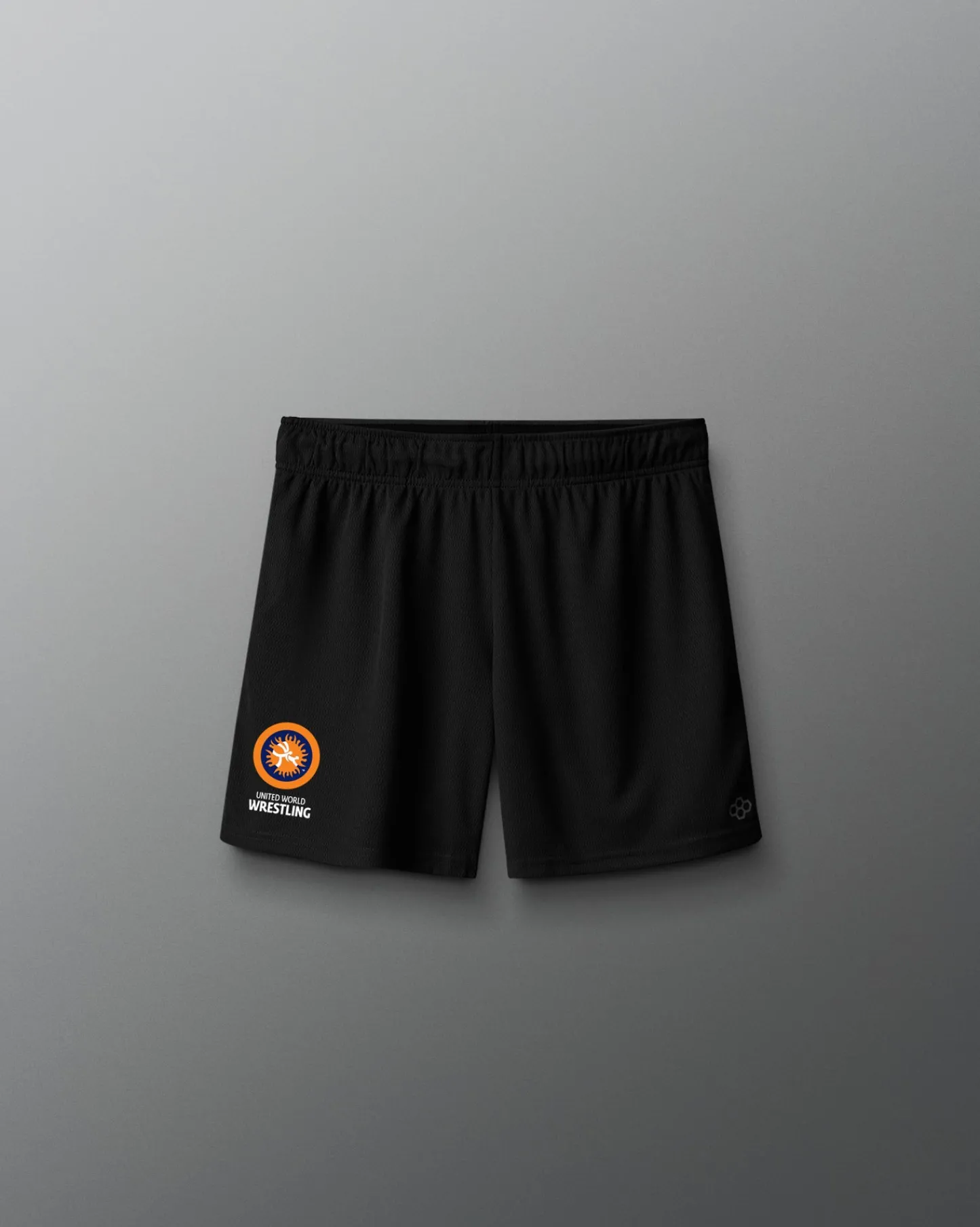 Shorts & Bottoms>RUDIS United World Wrestling 6" 2.0 Youth Mesh Short Black