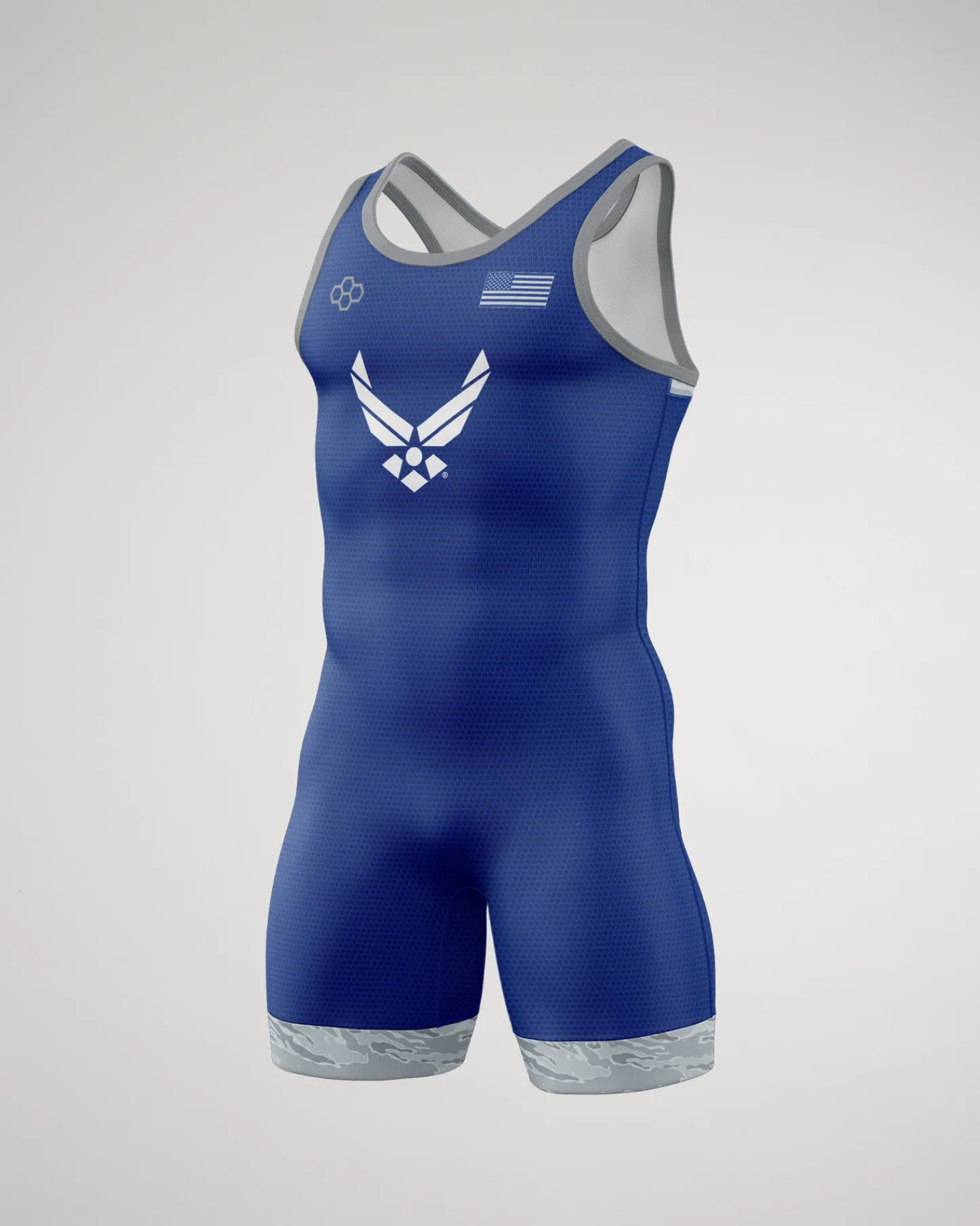 Singlets|Singlets>RUDIS U.S. Air Force Digital Tiger Boy's Elite Singlet Royal