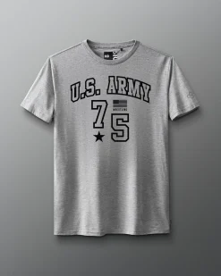 Shirts & Tees|Shirts & Tees>RUDIS U.S. Army 75 Outline T-Shirt Gray
