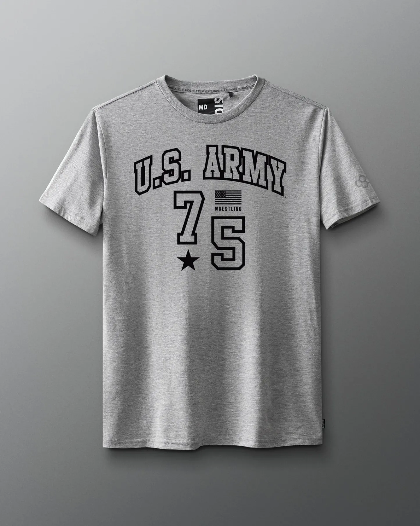 Shirts & Tees|Shirts & Tees>RUDIS U.S. Army 75 Outline T-Shirt Gray
