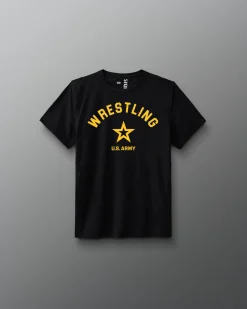 Shirts & Tees>RUDIS U.S. Army Wrestling Emblem Youth Performance T-Shirt Black