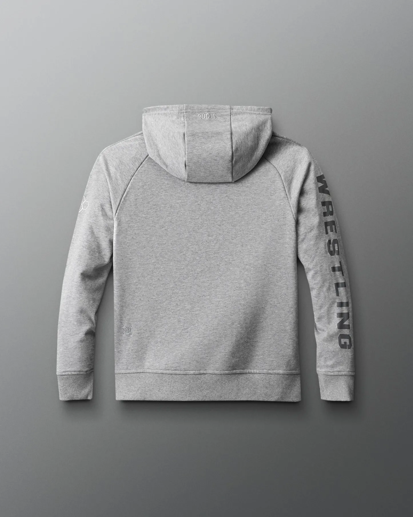Hoodies & Pullovers>RUDIS U.S. Army Wrestling Emblem Youth Elite Terry Hoodie Gray