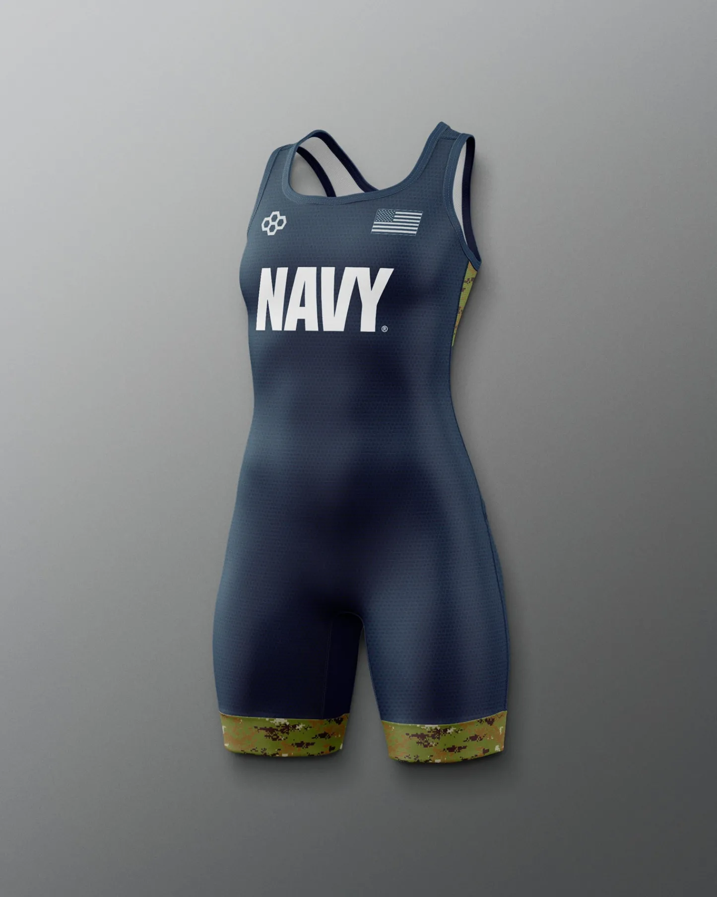 Singlets|Singlets>RUDIS U.S. Digital Woodland Girl's Elite 2.0 Singlet Navy