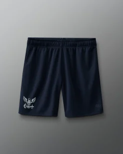 Shorts & Bottoms|Shorts & Bottoms>RUDIS U.S. Wrestling Emblem 8" 2.0 Mesh Shorts Navy