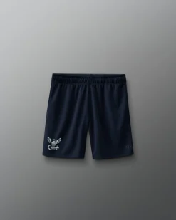 Shorts & Bottoms>RUDIS U.S. Wrestling Emblem 8" 2.0 Youth Mesh Shorts Navy