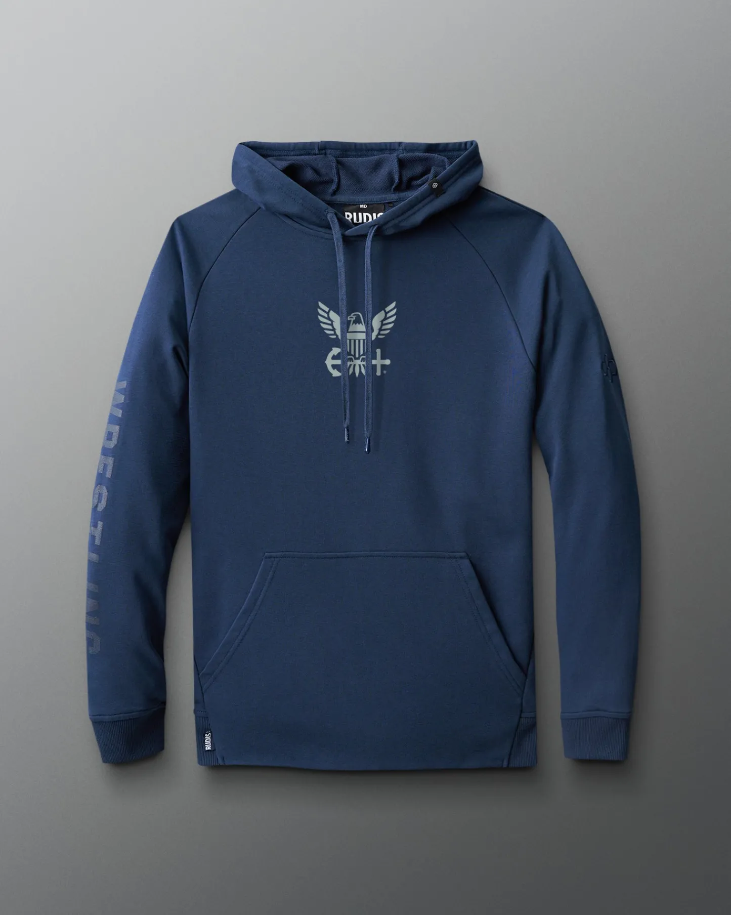 Hoodies & Pullovers|Hoodies & Pullovers>RUDIS U.S. Wrestling Emblem Elite Terry Hoodie Navy