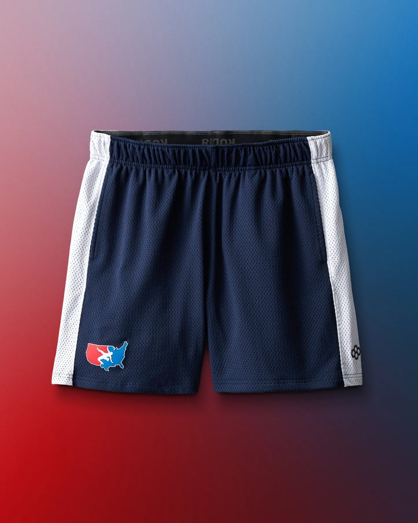 Shorts & Bottoms|Shorts & Bottoms>RUDIS USA Wrestling 5" Premium Panel Mesh Shorts