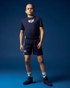 Shorts & Bottoms>RUDIS USA Wrestling 5" Premium Panel Youth Mesh Shorts