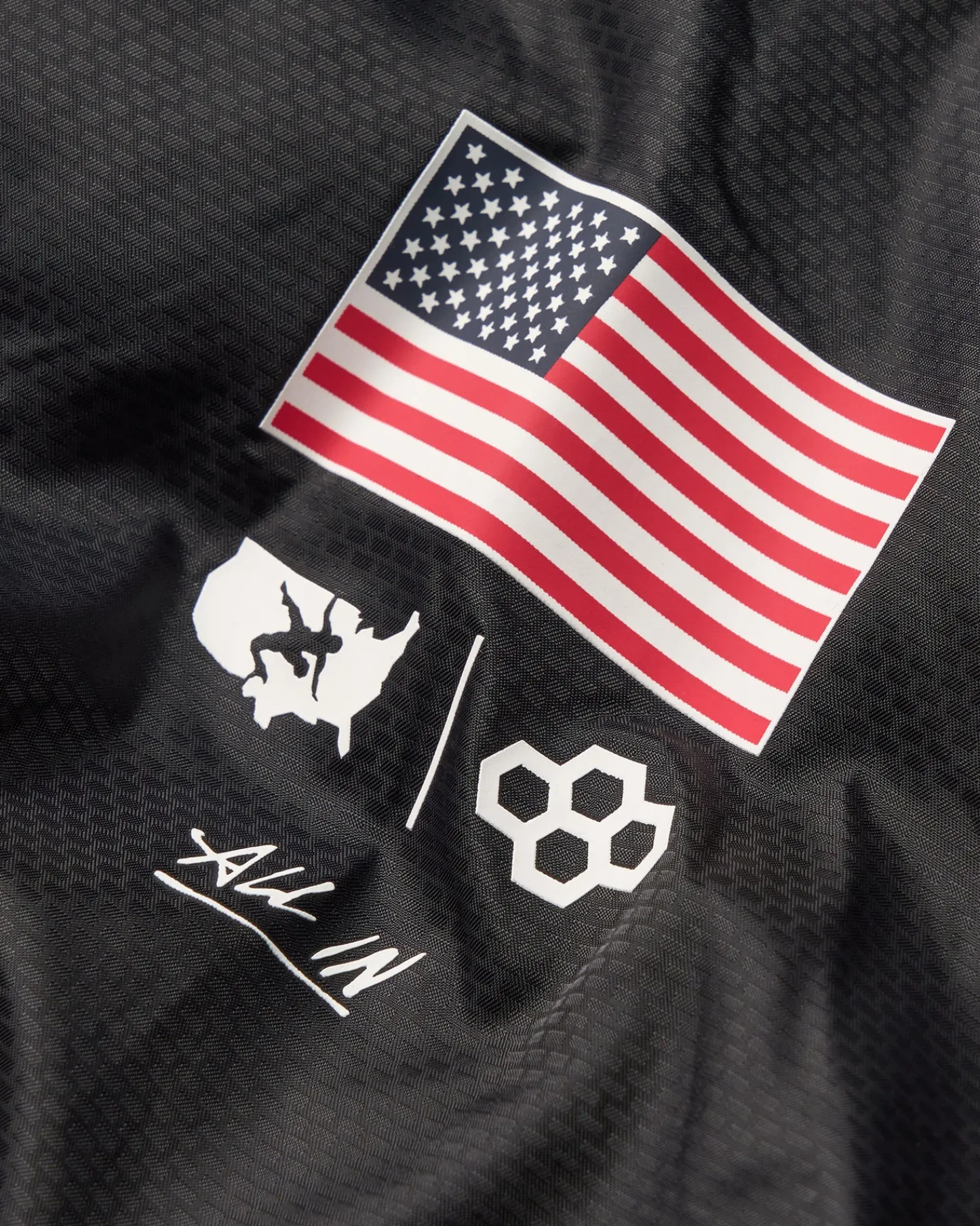 Hoodies & Pullovers|Jackets & Vests>RUDIS USA Wrestling Air Windbreaker Black