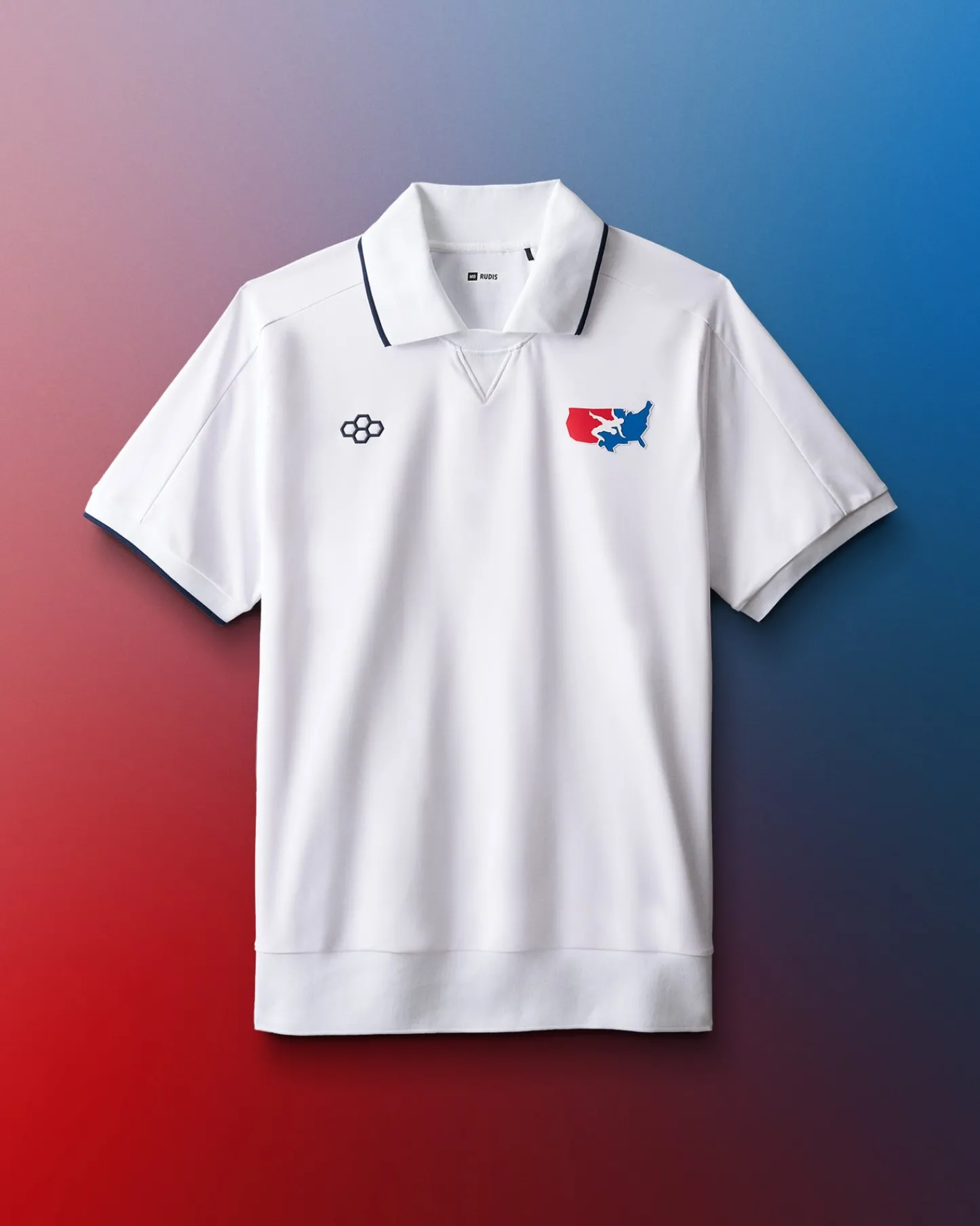 Shirts & Tees|Polos>RUDIS USA Wrestling Chronicle Elite Athletic Polo