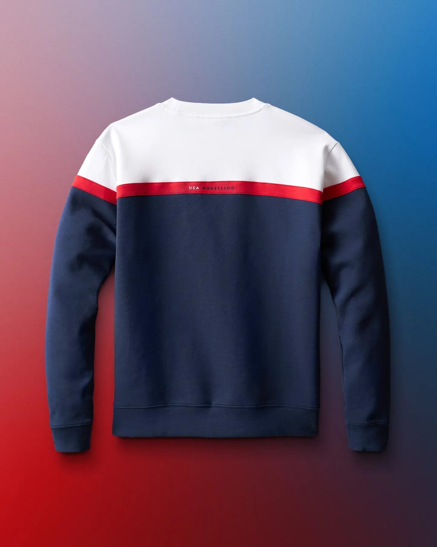 Hoodies & Pullovers|Hoodies & Pullovers>RUDIS USA Wrestling Colorblock Crewneck