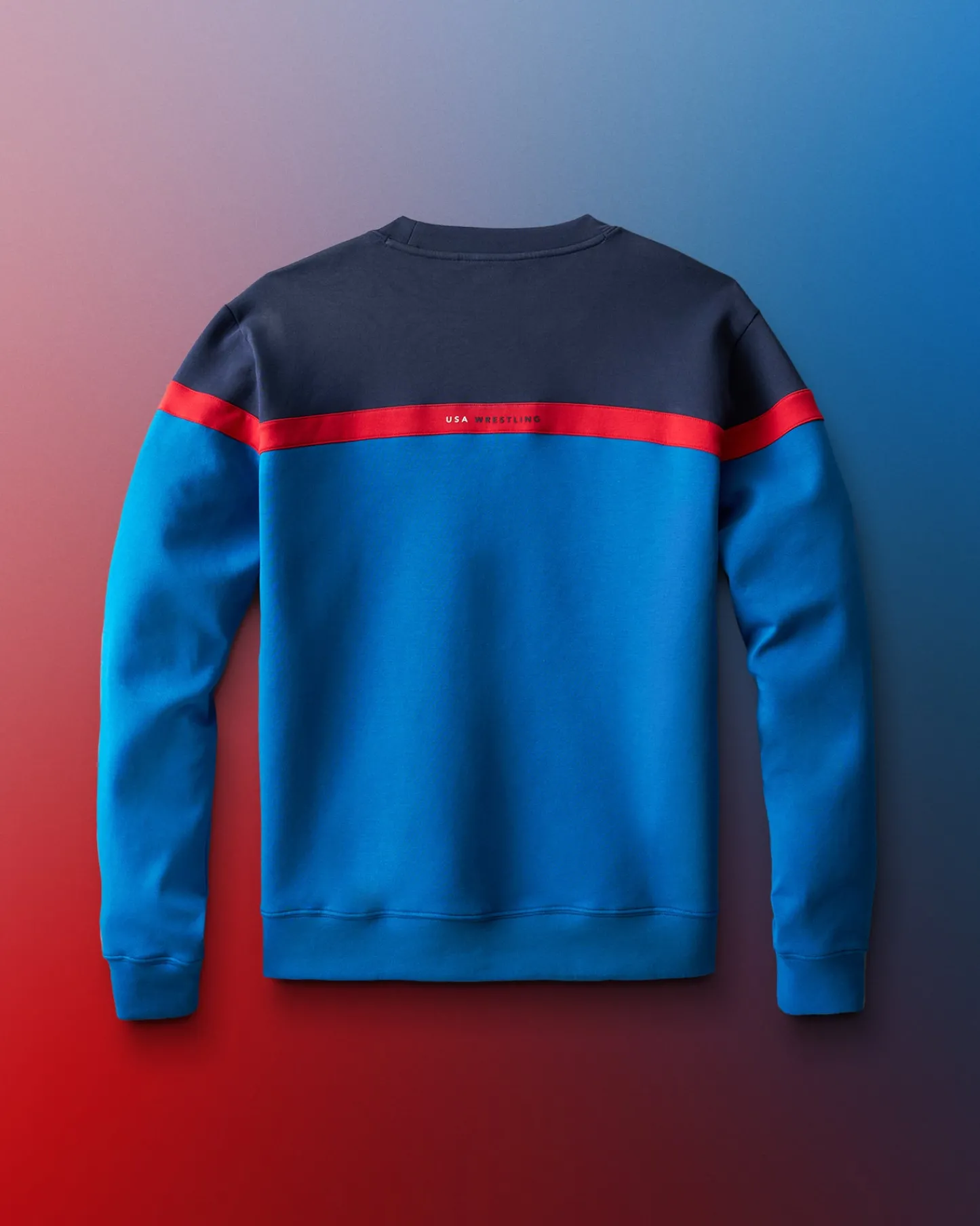 Hoodies & Pullovers|Hoodies & Pullovers>RUDIS USA Wrestling Colorblock Crewneck