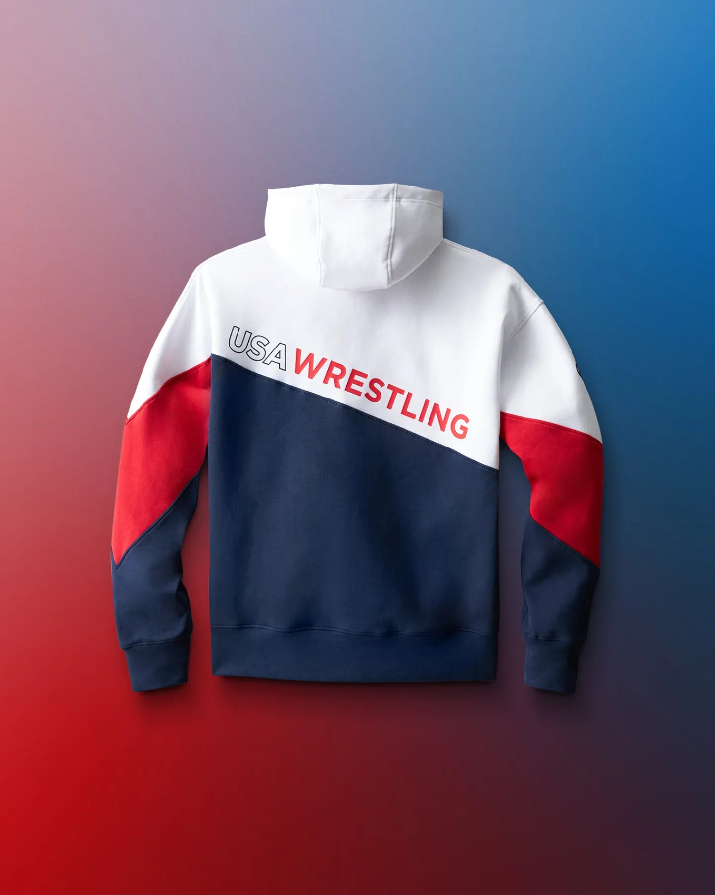 Hoodies & Pullovers>RUDIS USA Wrestling Colorblock Youth Hoodie