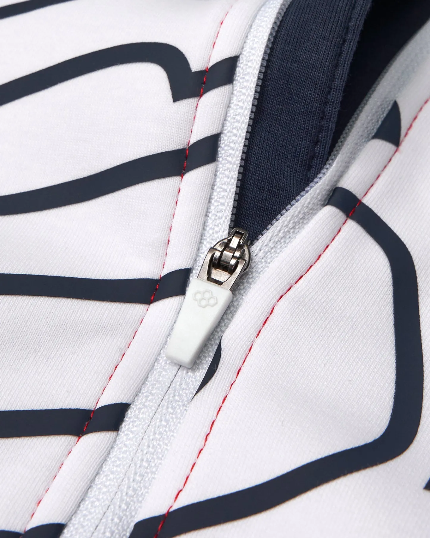 Hoodies & Pullovers|Jackets & 1/4 Zips>RUDIS USA Wrestling Colorblock 1/4 Zip Navy/White/Red