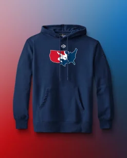 Hoodies & Pullovers|Hoodies & Pullovers>RUDIS USA Wrestling Logo Comfort Fleece Hoodie