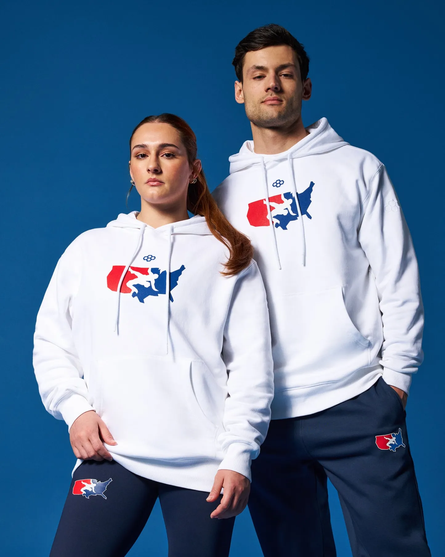 Hoodies & Pullovers|Hoodies & Pullovers>RUDIS USA Wrestling Logo Comfort Fleece Hoodie