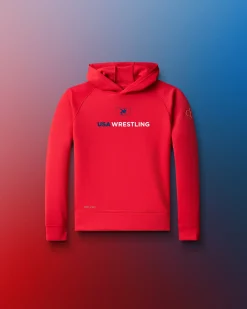Hoodies & Pullovers>RUDIS USA Wrestling Logo COOL-FEEL Youth Hoodie
