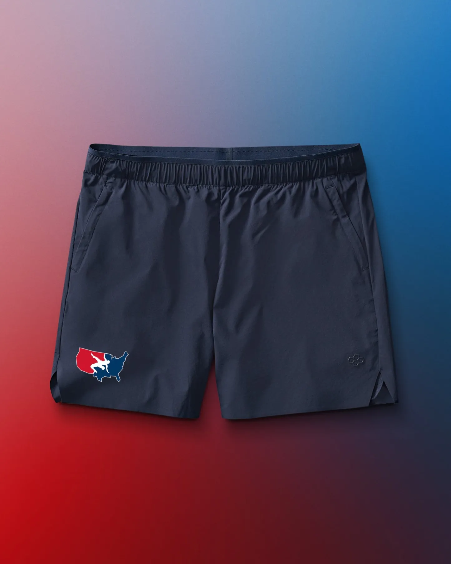 Shorts & Bottoms|Shorts & Bottoms>RUDIS USA Wrestling Logo Performance Short