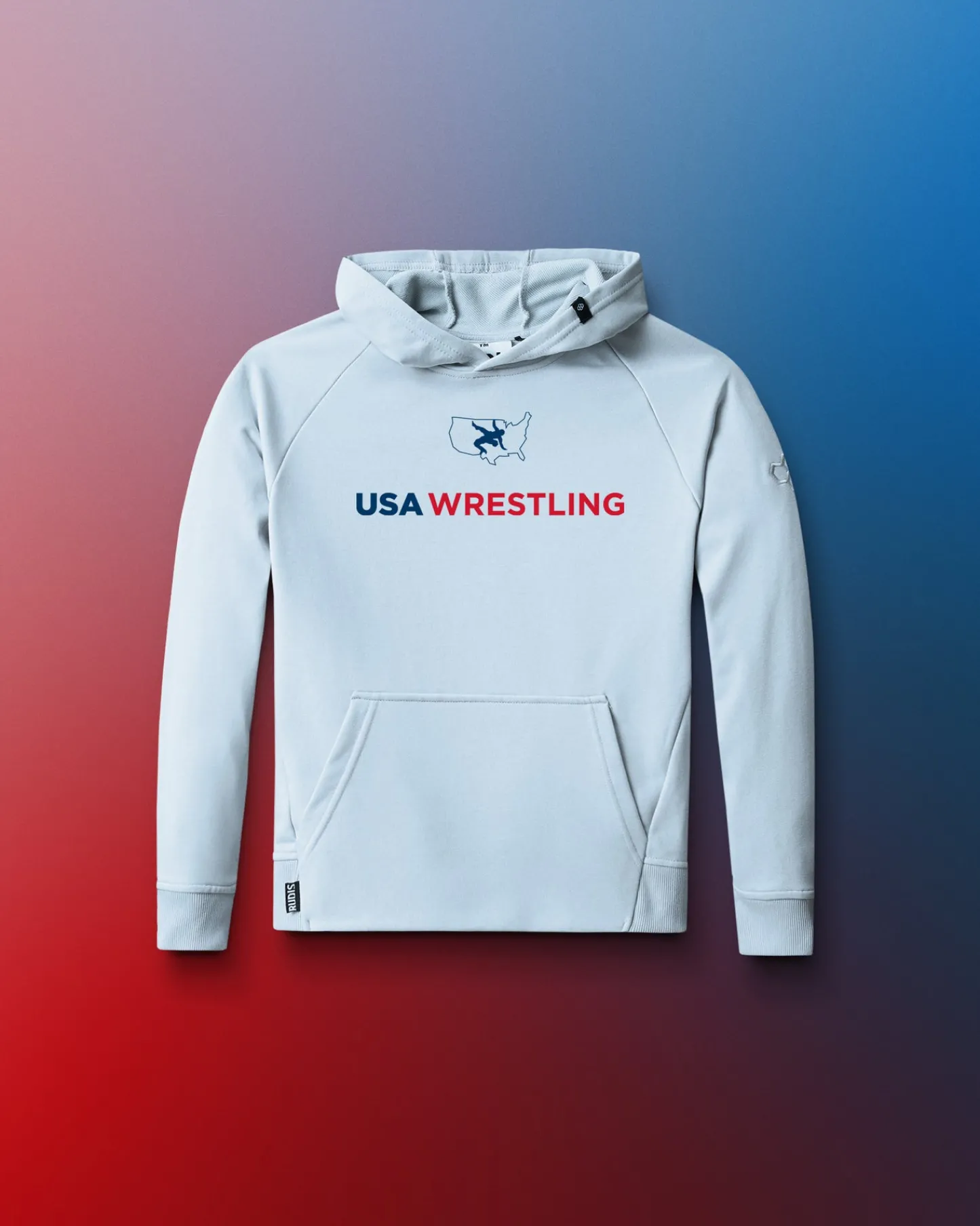Hoodies & Pullovers>RUDIS USA Wrestling Logo Youth Elite Terry Hoodie