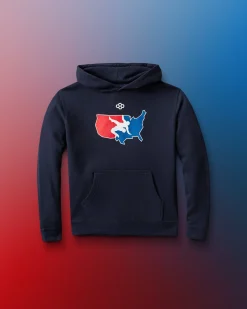 Hoodies & Pullovers>RUDIS USA Wrestling Logo Youth Tradition Hoodie