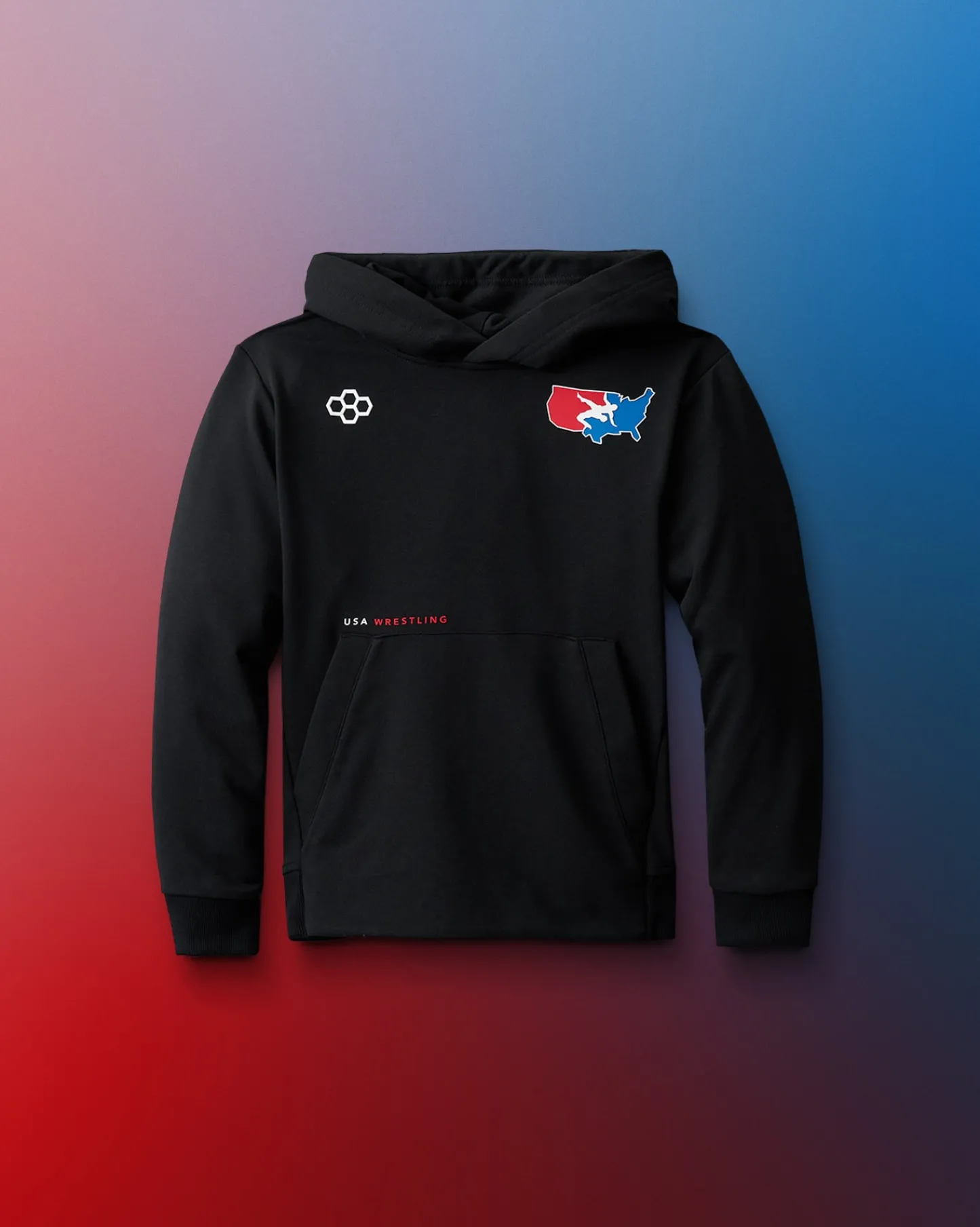 Hoodies & Pullovers>RUDIS USA Wrestling Luxe Terry Youth Hoodie