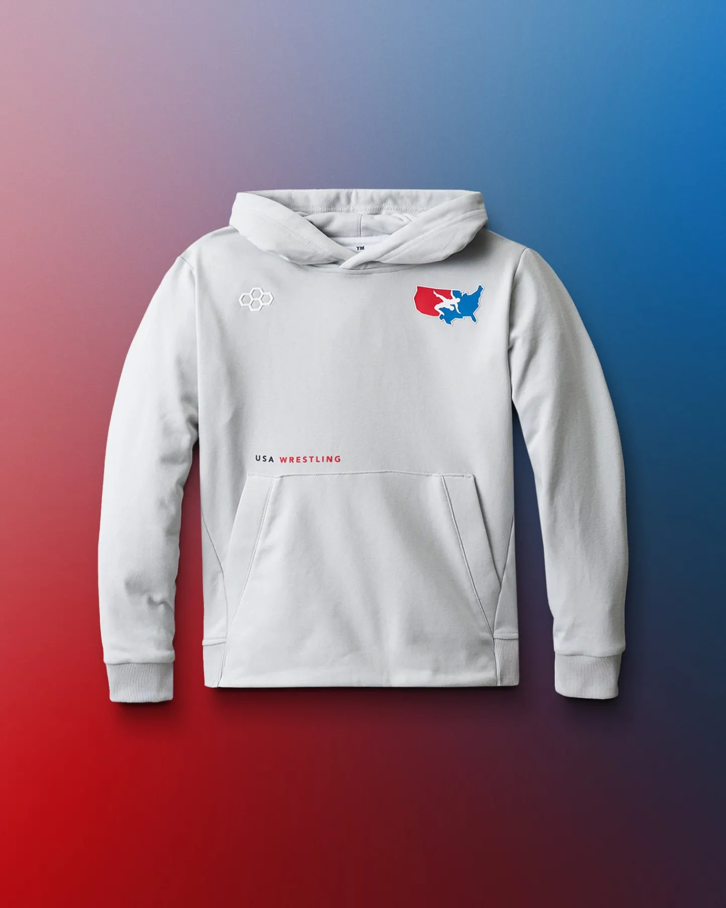 Hoodies & Pullovers>RUDIS USA Wrestling Luxe Terry Youth Hoodie