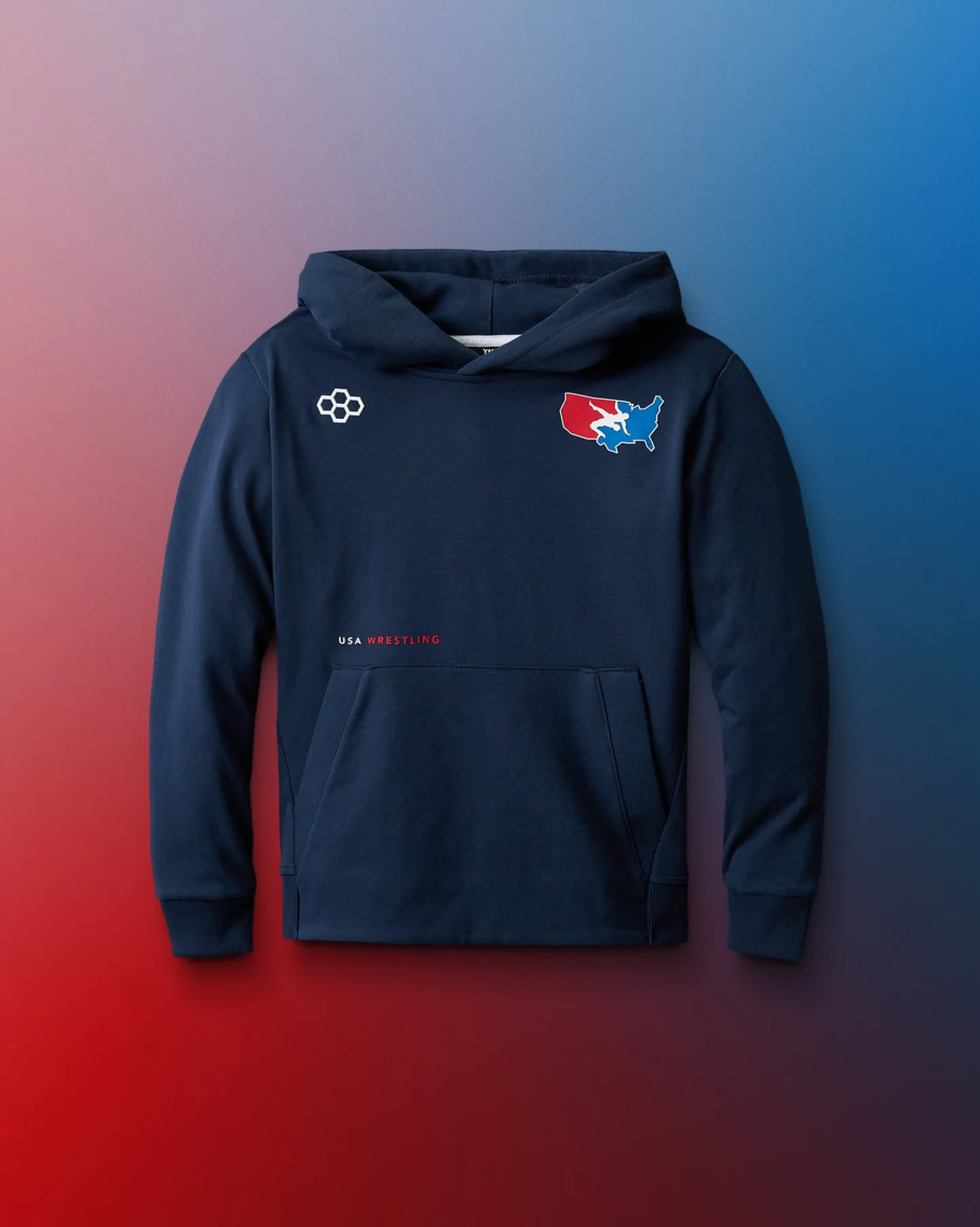 Hoodies & Pullovers>RUDIS USA Wrestling Luxe Terry Youth Hoodie