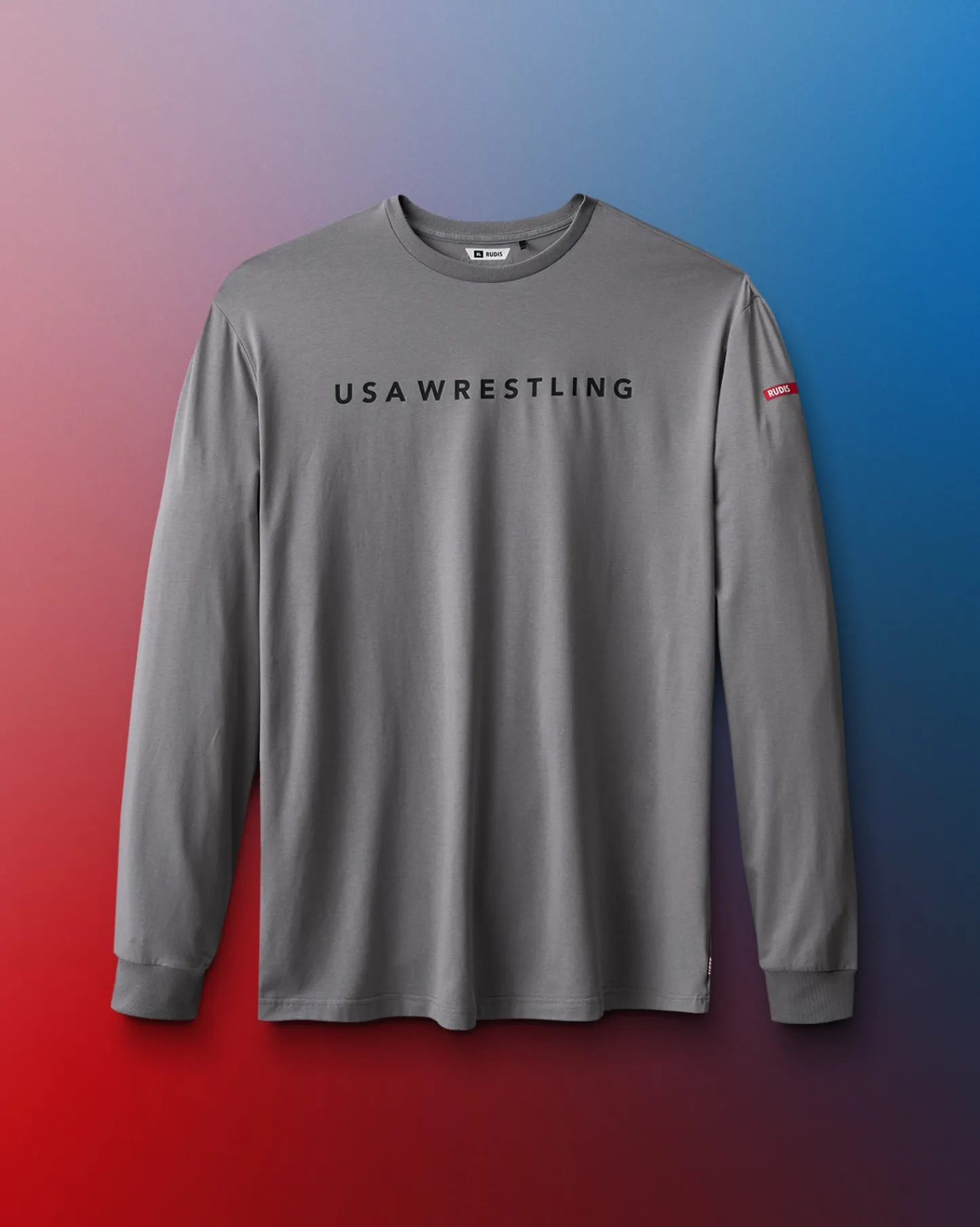 Shirts & Tees|Shirts & Tees>RUDIS USA Wrestling Sleek Hybrid Long Sleeve