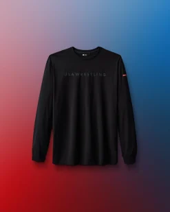 Shirts & Tees>RUDIS USA Wrestling Sleek Hybrid Youth Long Sleeve