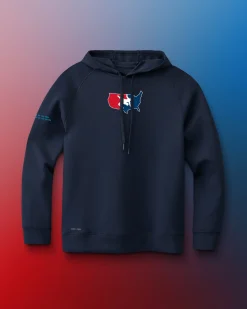 Hoodies & Pullovers|Hoodies & Pullovers>RUDIS USA Wrestling USA COOL-FEEL Hoodie Navy
