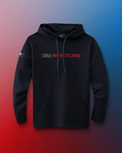 Hoodies & Pullovers|Hoodies & Pullovers>RUDIS USA Wrestling Wordmark Ultimate Hoodie