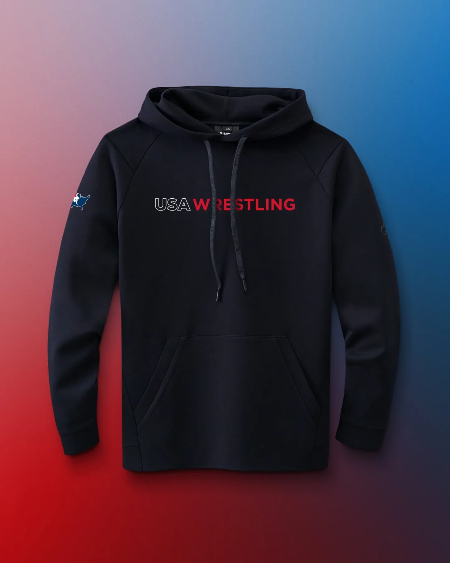 Hoodies & Pullovers|Hoodies & Pullovers>RUDIS USA Wrestling Wordmark Ultimate Hoodie