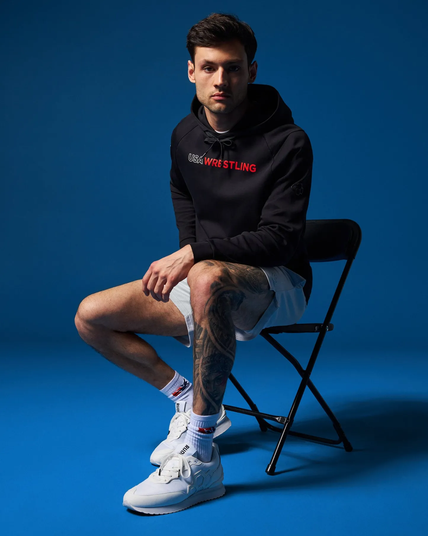 Hoodies & Pullovers|Hoodies & Pullovers>RUDIS USA Wrestling Wordmark Ultimate Hoodie