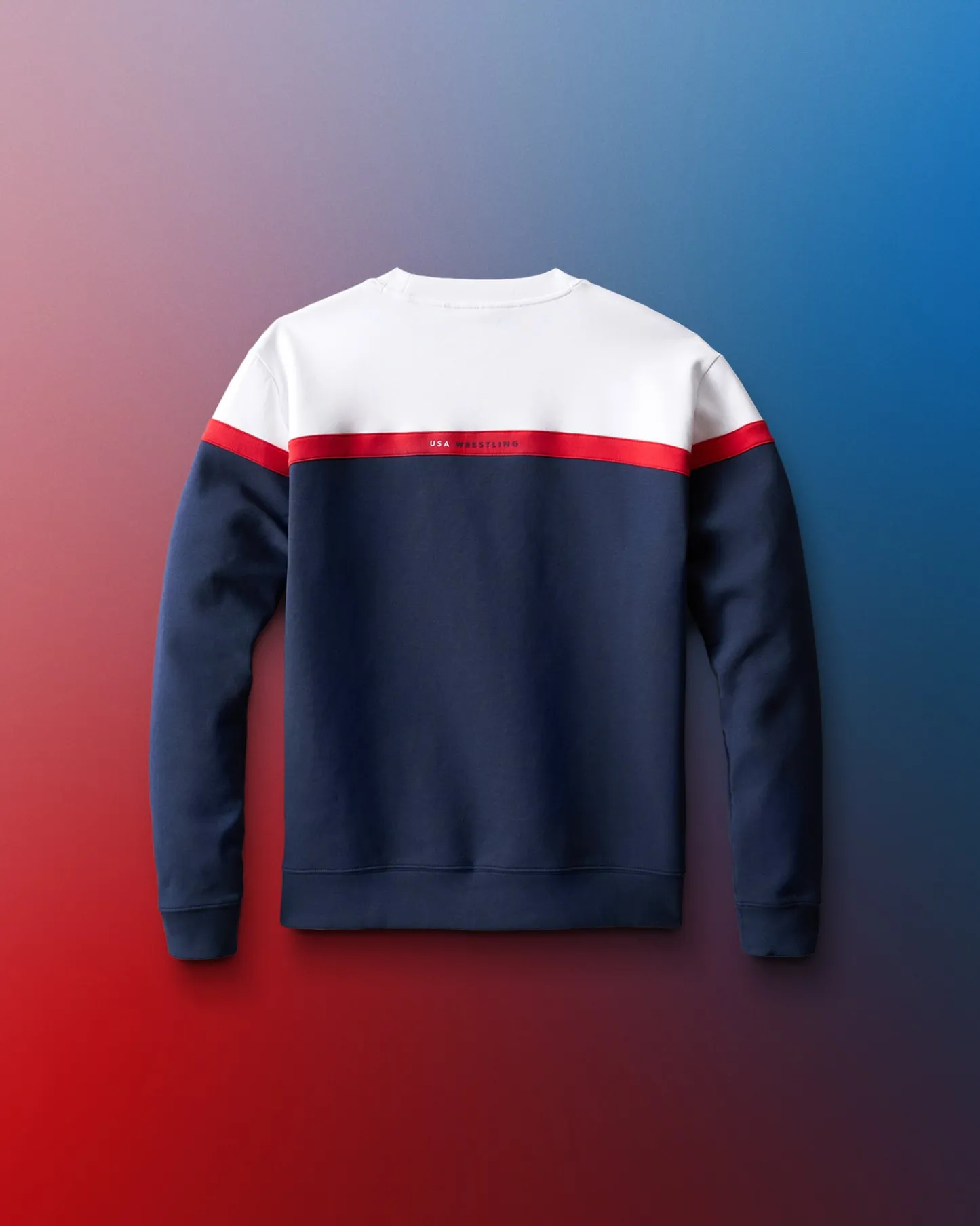 Hoodies & Pullovers>RUDIS USA Wrestling Youth Colorblock Crewneck