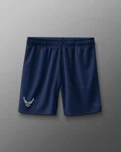 Shorts & Bottoms|Shorts & Bottoms>RUDIS USAF Wrestling Emblem 8" 2.0 Mesh Shorts Navy