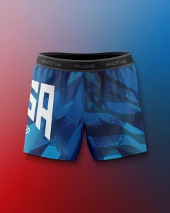 Shorts & Bottoms>RUDIS USAW Grit Icon Women's Sublimated Shorts Navy