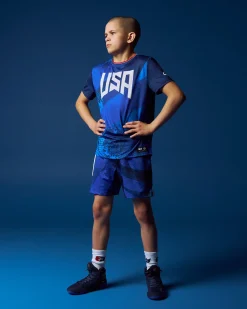 Shirts & Tees>RUDIS USAW Grit Icon Youth Sublimated T-Shirt Navy
