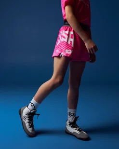 Shorts & Bottoms>RUDIS USAW Icon Girl's Sublimated Shorts Pink