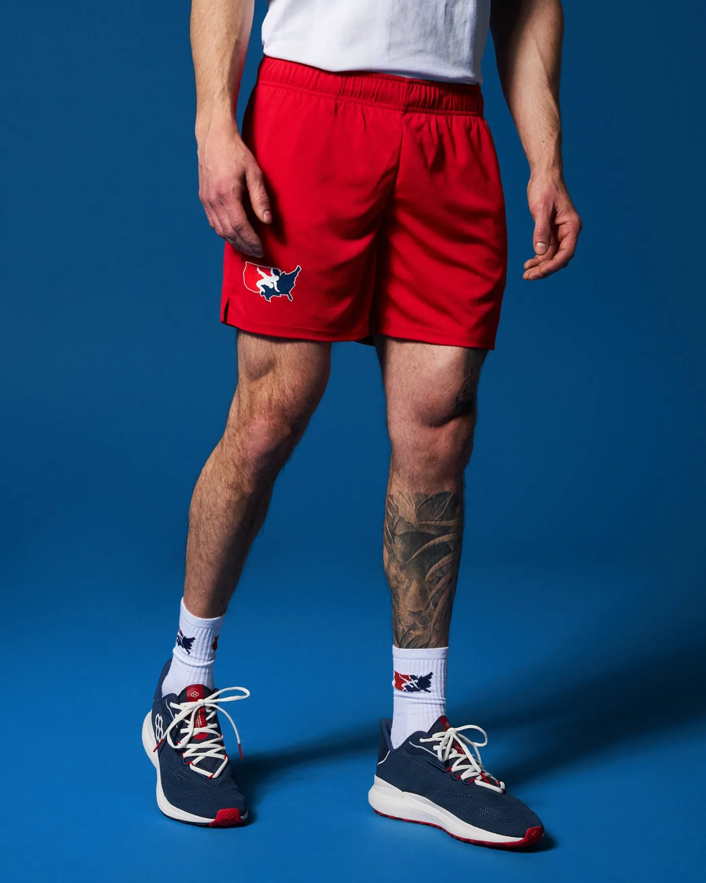 Shorts & Bottoms|Shorts & Bottoms>RUDIS USAW Logo 6" 2.0 Mesh Shorts