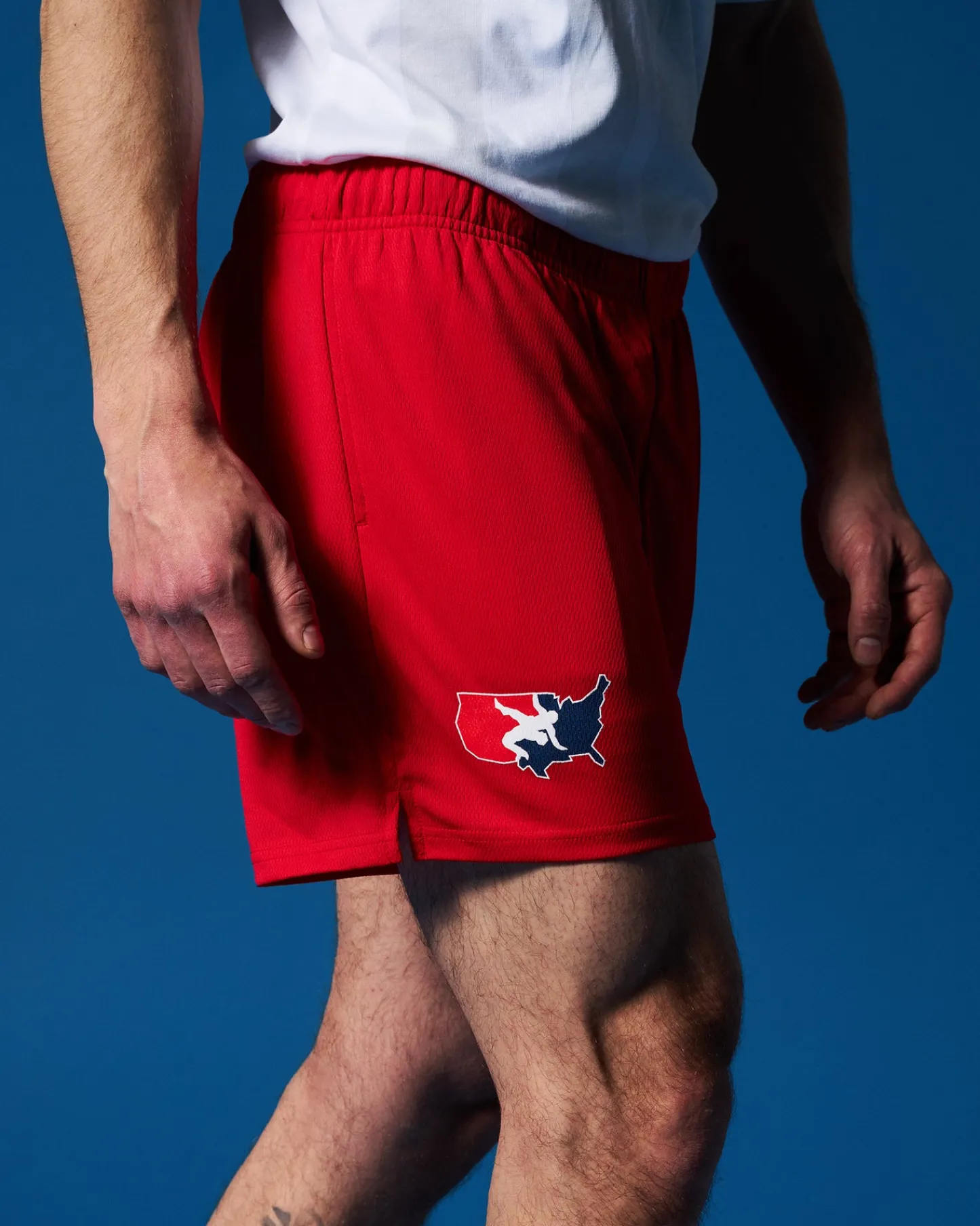 Shorts & Bottoms|Shorts & Bottoms>RUDIS USAW Logo 6" 2.0 Mesh Shorts