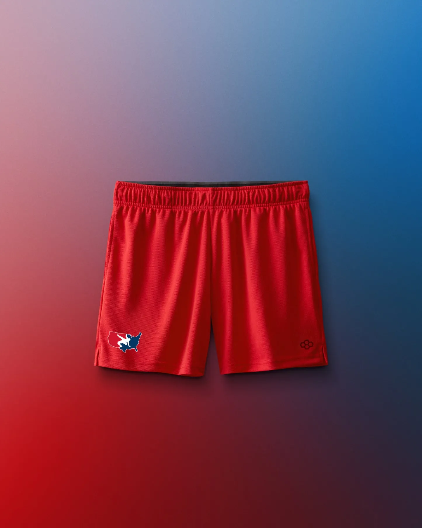 Shorts & Bottoms>RUDIS USAW Logo 6" Youth Mesh Shorts Charcoal