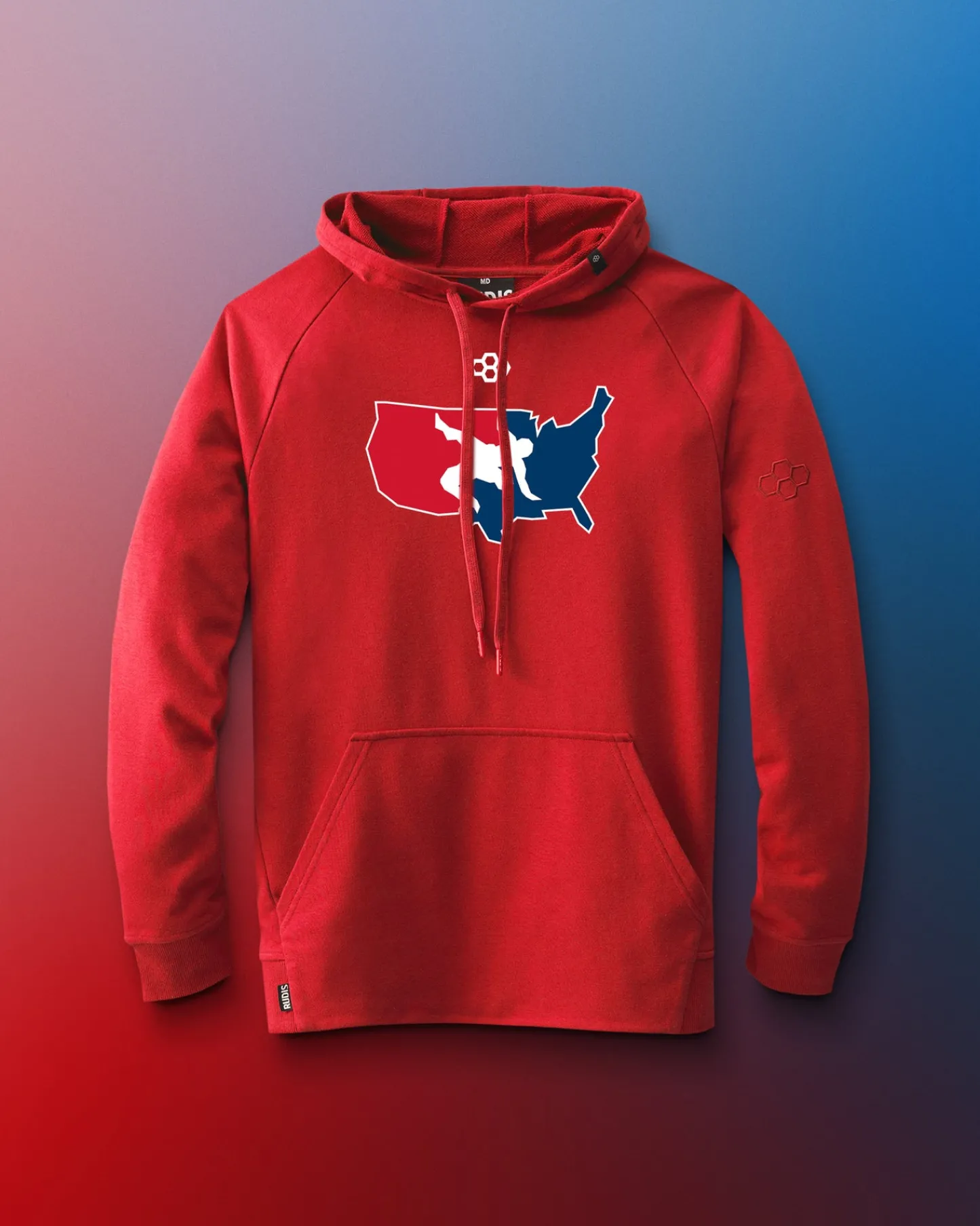 Hoodies & Pullovers|Hoodies & Pullovers>RUDIS USAW Logo Elite Terry Hoodie