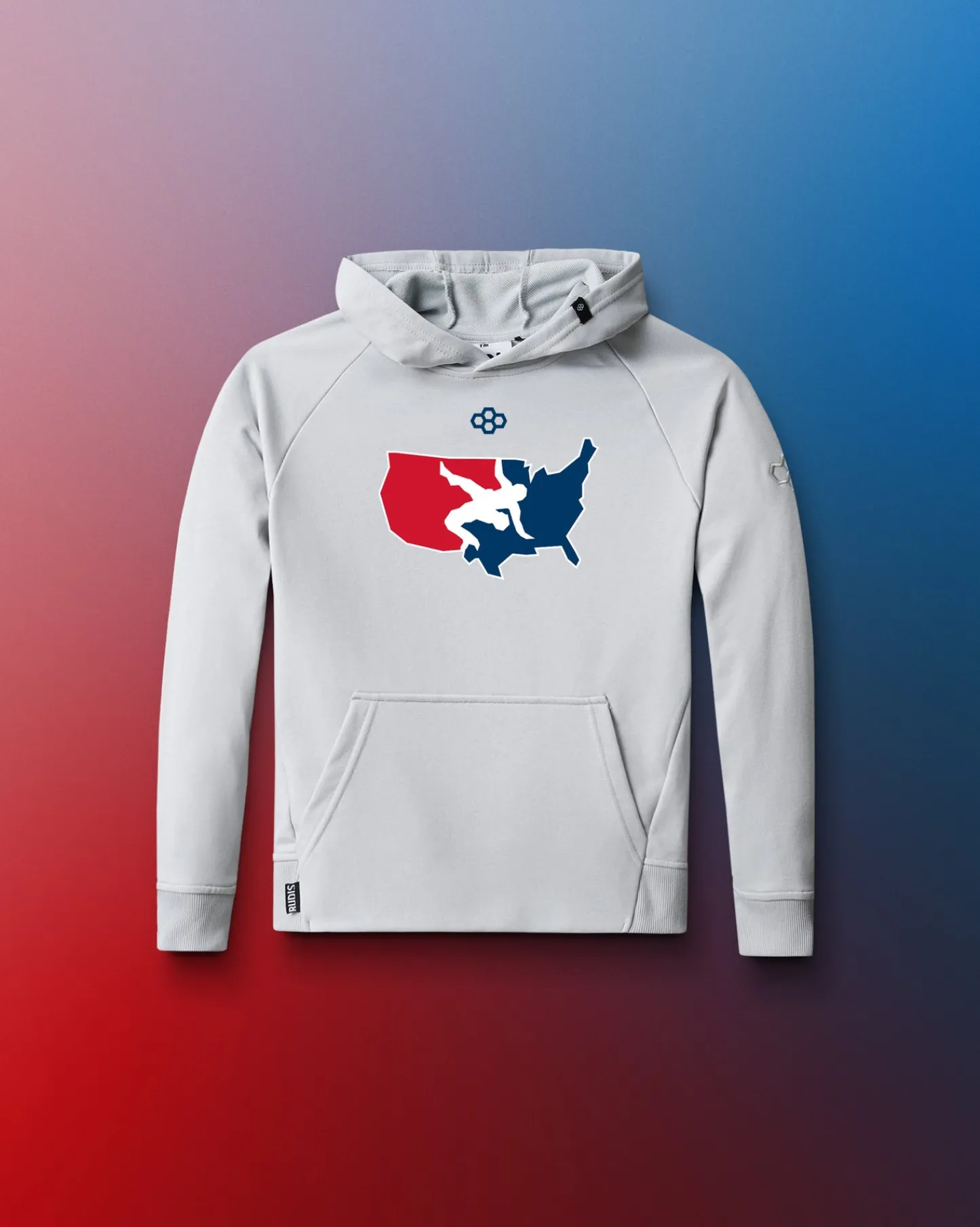 Hoodies & Pullovers>RUDIS USAW Logo Elite Terry Youth Hoodie