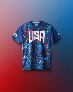 Shirts & Tees>RUDIS USAW Scatter Icon Youth Sublimated T-Shirt Navy