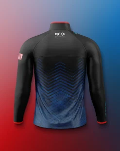Hoodies & Pullovers|Jackets & Vests>RUDIS USAW Sublimated 1/4 Zip Navy