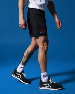 Shorts & Bottoms|Shorts & Bottoms>RUDIS USAW Wrestling Vintage 6" 2.0 Mesh Shorts Black