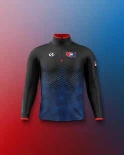 Jackets & 1/4 Zips>RUDIS USAW Youth Sublimated 1/4 Zip Navy